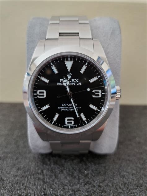 fsot rolex explorer 1 39mm mk2 214270 lume dial